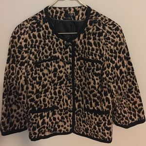 Animal print Blazer
